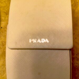 Prada Silver oversized Sunglasses
